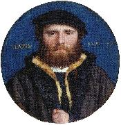 Portrait of an Unidentified Man, possibly the goldsmith Hans of Antwerp, Hans holbein the younger